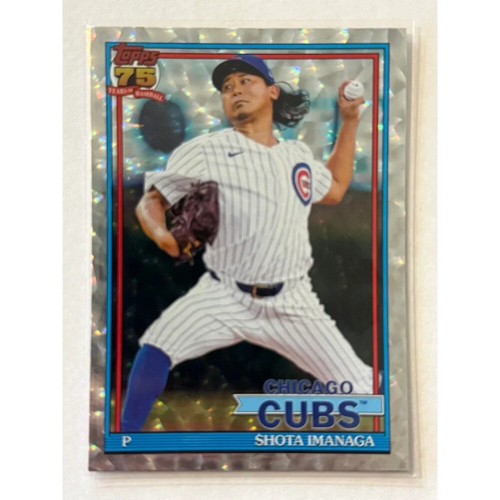 2026 Topps Series 1 - 1991 Silver Crackleboard T91-89 Shota Imanaga Cubs
